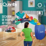 SECADOR DE ROPAS PORTATIL QUANTA QTSR36
