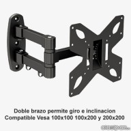 SOPORTE TV MOVIL LCD/LED LUXOR 223