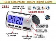 RELOG DESPERTADOR ESPIA POWERPACK RA02